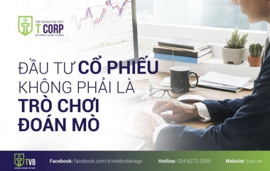ĐẦU TƯ CỔ PHIẾU KHÔNG PHẢI LÀ TRÒ CHƠI ĐOÁN MÒ  